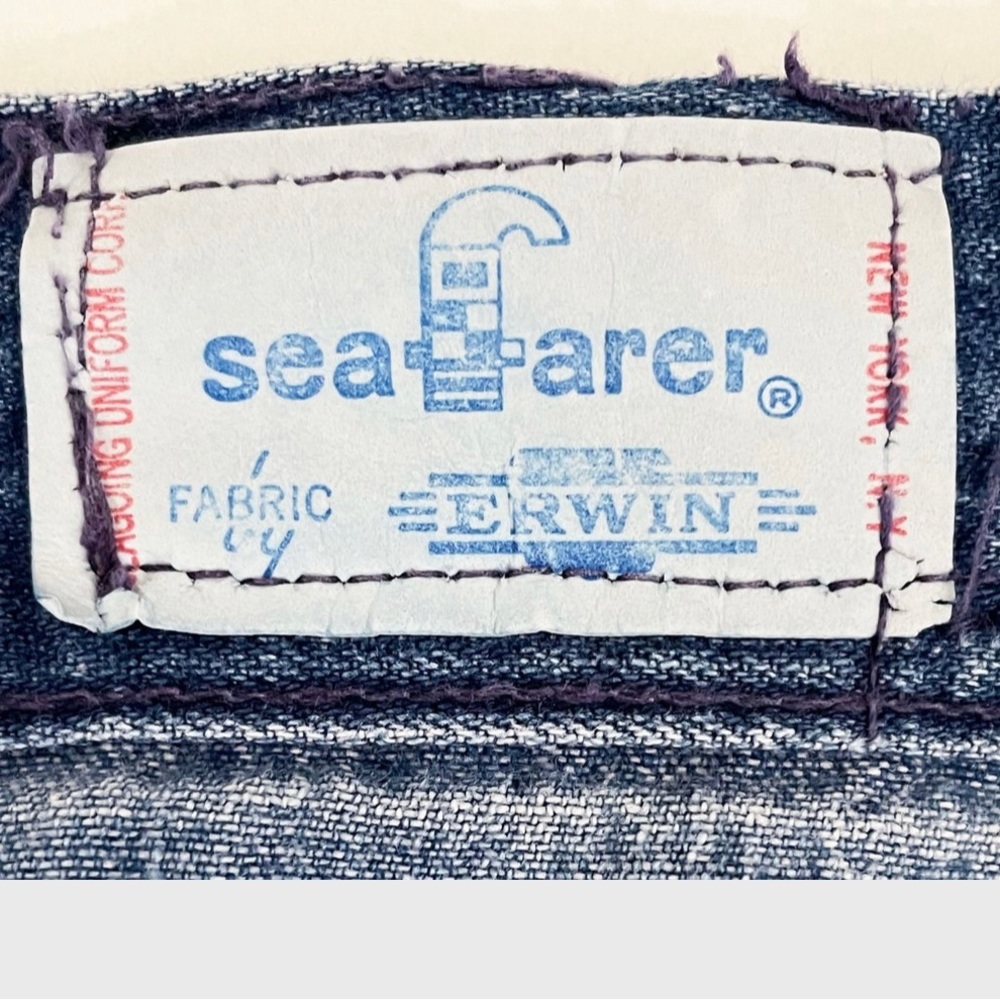 60’s 70’s seafarer distressed utility denims - Picture 8 of 9